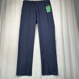 NWT Ralph Lauren Men's Navy Ultraflex Dress Pants Classic Fit Stretch 36x34